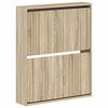 vidaXL Wandmontierter Schuhschrank ZWOLLE 71 x 17 x 86 cm Sonoma-Eiche