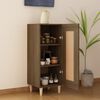 vidaXL Sideboard Braun Eichen-Optik 34,5x34x90 cm Holzwerkstoff