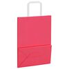 vidaXL Papiertragetaschen 50 Stk. mit Henkeln Rosa 21x11x28 cm