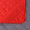 vidaXL Zweiseitige Tagesdecke Gesteppt Rot und Grau 170x210 cm