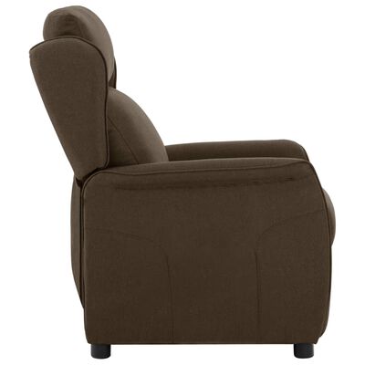 vidaXL Relaxsessel Braun Stoff