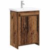 vidaXL Badezimmerm&ouml;bel-Set Altholz 61 x 40 x 84,5 cm Holzwerkstoff