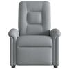 vidaXL Massagesessel Hellgrau Stoff