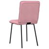 vidaXL Esszimmerst&uuml;hle 4 Stk. Rosa Samt