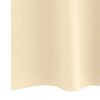 vidaXL Verdunkelungs-Vorh&auml;nge mit Ringen 2 pcs Creme 260 x 140 cm