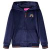 vidaXL Kinder-Kapuzenjacke Marineblau 104