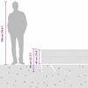 vidaXL Zaunpfosten Gr&uuml;n 50 x 0,4 m (13 mm Netz) Stahl und PVC