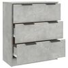 vidaXL Sideboard Betongrau 60x30x70 cm Holzwerkstoff