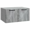 vidaXL Wandmontierter TV-Schrank Graues Sonoma 59,5 x 41 x 30 cm