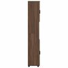 vidaXL Badezimmerschrank mit T&uuml;r Braun Eichen-Optik 30 x 35 x 192 cm