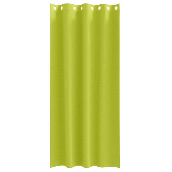 vidaXL Verdunkelungs-Vorh&auml;nge mit Ringen 2 pcs Gr&uuml;n 260 x 140 cm