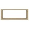 vidaXL W&uuml;rfelregale 6 Stk. Sonoma-Eiche 60x15x23 cm Holzwerkstoff