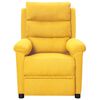 vidaXL Massagesessel Hellgelb Stoff
