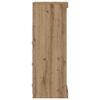 vidaXL LED-Sideboard Artisan-Eiche 41 x 37 x 100 cm Holzwerkstoff