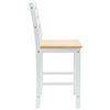 vidaXL Esszimmerst&uuml;hle 2 pcs Wei&szlig; 40 x 47,5 x 99,5 cm