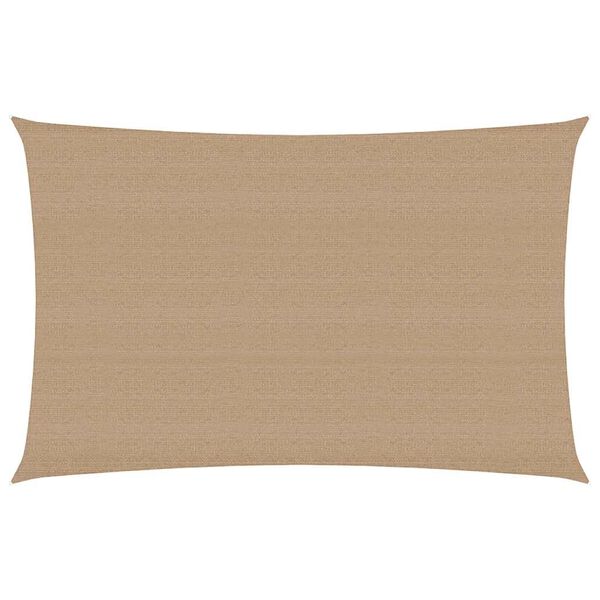 vidaXL Sonnensegel 160 g/m&sup2; Taupe 3x5 m HDPE
