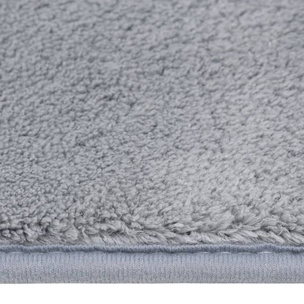 vidaXL Hochflor-Teppich Grau 200x140 cm