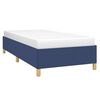 vidaXL Bettgestell ohne Matratze Blau 90x190 cm Stoff