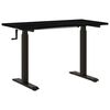vidaXL Schreibtisch mit Speicher Schwarz und Dunkelbraun 120 x 60 cm