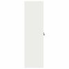 vidaXL Aufbewahrungsschrank 2 pcs Wei&szlig; 80 x 40 x 140 cm Stahl