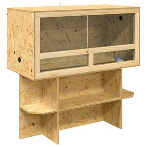 vidaXL Terrarium Braun 100 x 50 x 100 cm OSB
