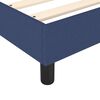 vidaXL Boxspringbett mit Matratze Blau 140x190 cm Stoff