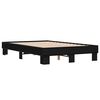 vidaXL Bettgestell Schwarz 140x200 cm Holzwerkstoff und Metall