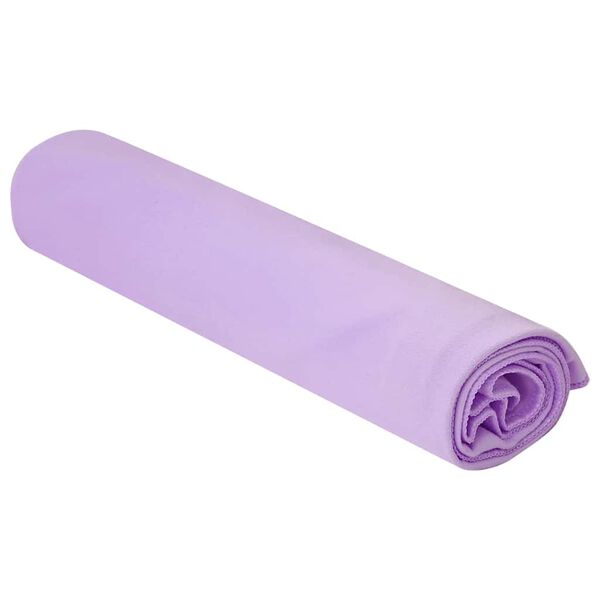 vidaXL Sporthandt&uuml;cher 2 pcs Lila 100 x 50 cm Polyester und Polyamid