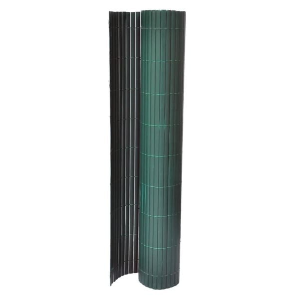 vidaXL Sichtschutzmatte PVC 90x300 cm Gr&uuml;n