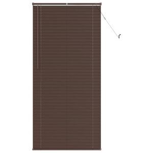 vidaXL Venetianer Jalousie Dunkelbraun mit Muster 213 x 70 cm PVC