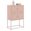 vidaXL Sideboard Rosa 68,5x38,5x107 cm Stahl