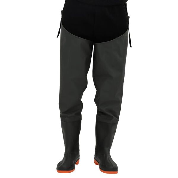 vidaXL Watstiefel Dunkelgr&uuml;n Gr. 45