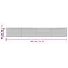 vidaXL Teppich Rechteckig Braun 60x400 cm Bambus