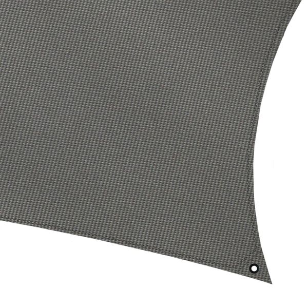 Mestic Sonnensegel mit LED 2,5x4 m Anthrazit