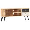vidaXL TV-Schrank 115&times;30&times;47 cm Mango-Massivholz