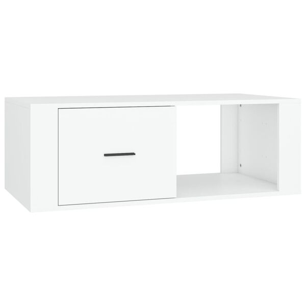 vidaXL Couchtisch Wei&szlig; 100x50,5x35 cm Holzwerkstoff