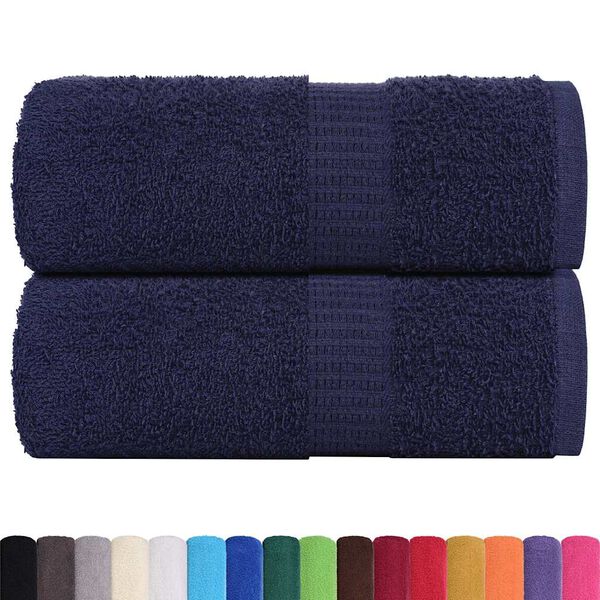 vidaXL Wascht&uuml;cher FROGN 2 Stk. Marineblau 30x30 cm 360 g/m&sup2;