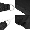 vidaXL Sonnensegel 160 g/m&sup2; Schwarz 3x3x3 m HDPE