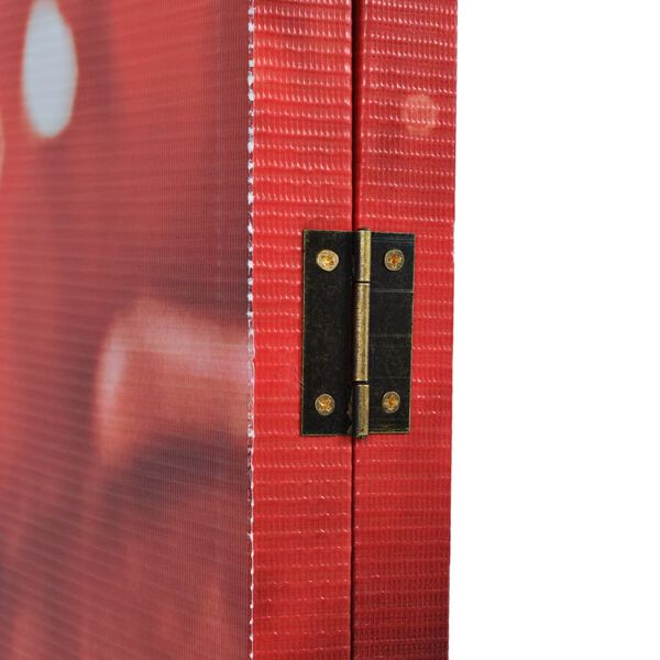 vidaXL Raumteiler klappbar 228 x 170 cm Rose Rot