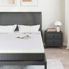 vidaXL Matratze Wei&szlig; und Grau 140 x 200 cm Jacquard-Stoff