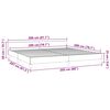 vidaXL Bettgestell ohne Matratze Dunkelblau 200x200 cm Samt