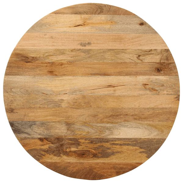 vidaXL Tischplatte &Oslash; 70x3,8 cm Rund Massivholz Mango