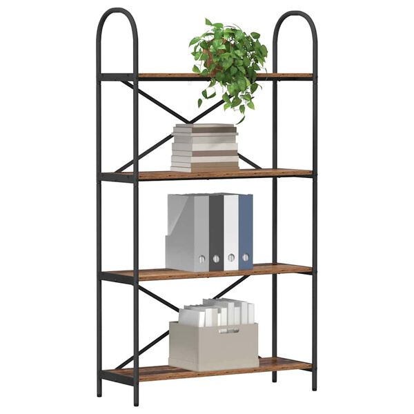 vidaXL B&uuml;cherregal Altholz 80 x 30 x 146 cm Holzwerkstoff