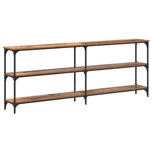 vidaXL Konsolentisch Altholz 200 x 29 x 75 cm Sperrholz und Metall