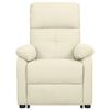 vidaXL Aufstehsessel Creme Stoff