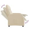 vidaXL Relaxsessel Creme Stoff