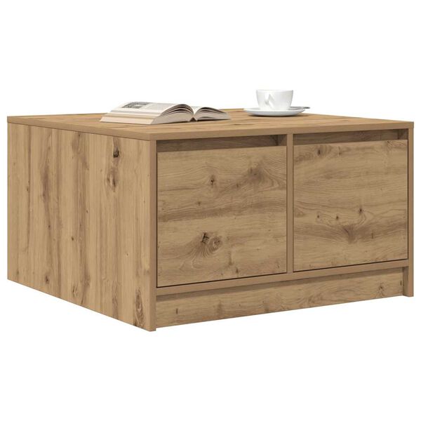 vidaXL Couchtisch mit Schubladen Artisan-Eiche 70,5x70x40 cm