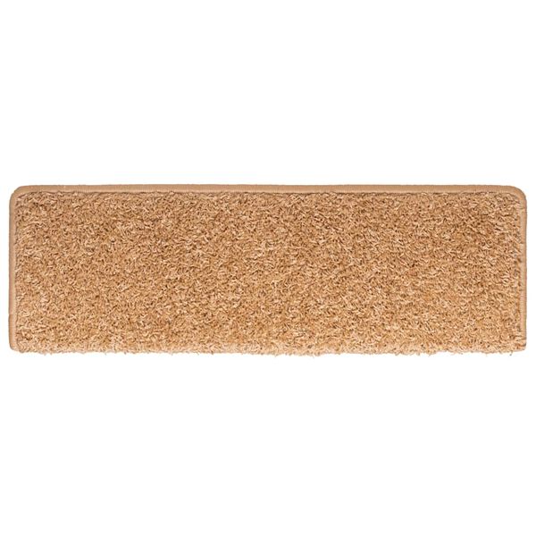 vidaXL Stufenmatten 30 Stk. 65x21x4 cm Beige Rechteckiger Rand