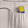 vidaXL Massagesessel Streifenmuster Stoff
