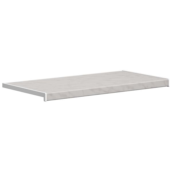 vidaXL Fensterbank Marmor Text -enure 60 x 40 x 4,5 cm PVC